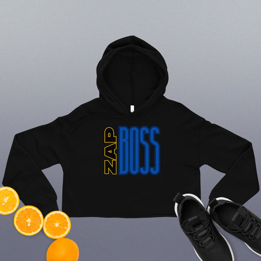 Zap Boss -Crop Hoodie