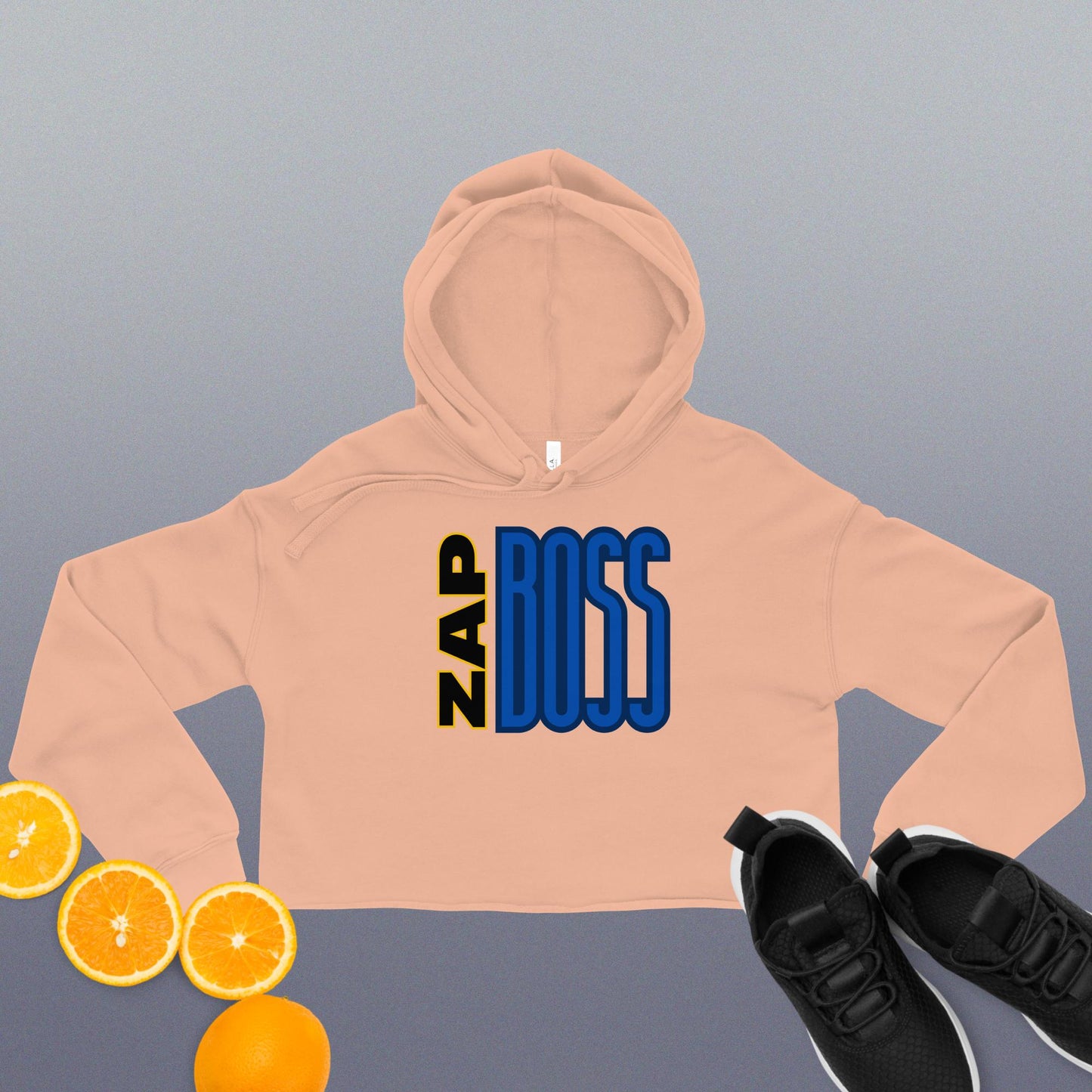 Zap Boss -Crop Hoodie