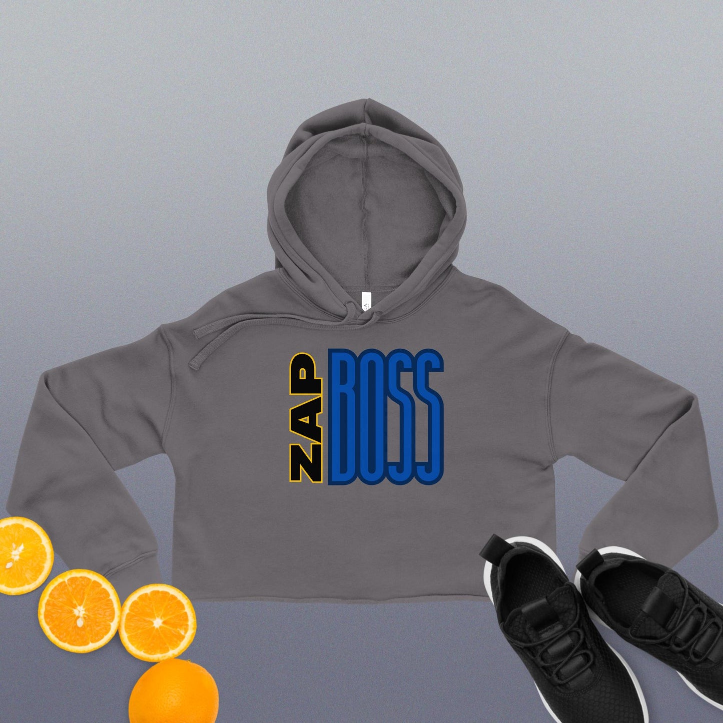 Zap Boss -Crop Hoodie